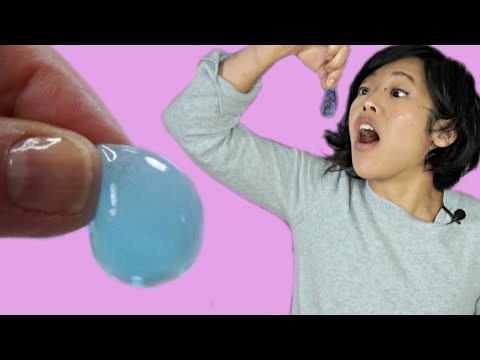 Japanese EDIBLE WATER BALLOONS - gush when you bite them - Fushigidama Candy Kit | Whatcha Eating?